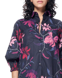 Sasha Shirtdress | Berry Upstate Florals