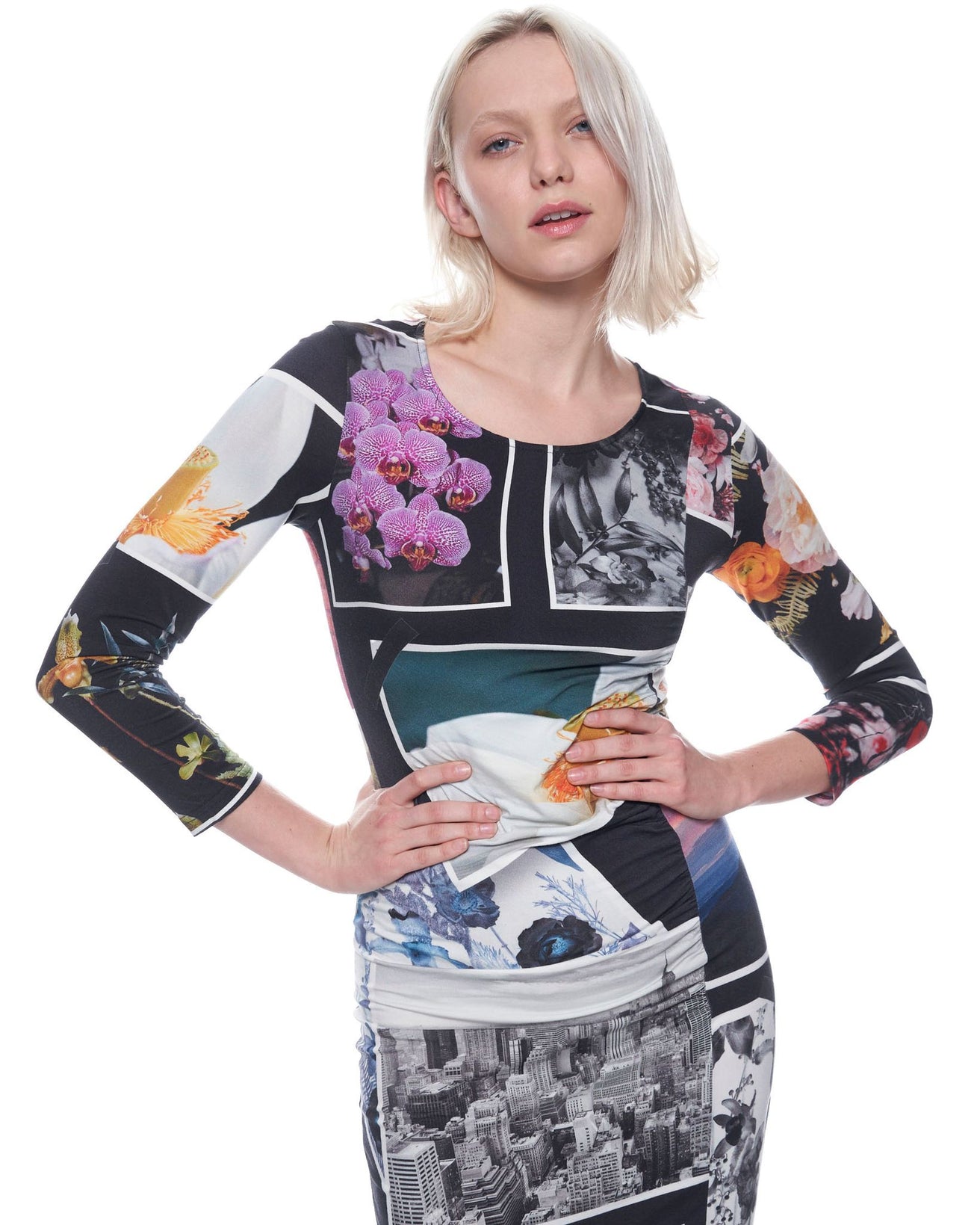 Jamie Dress | Midnight Collage