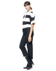 Rugby Shirt | Black and White Stripe