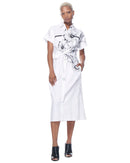 SS Riley Dress | Ink Florals