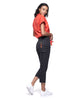 Dottie Shirt | Crimson Bouquet