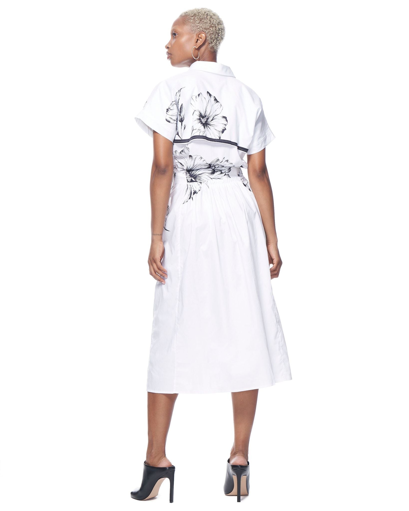 SS Riley Dress | Ink Florals
