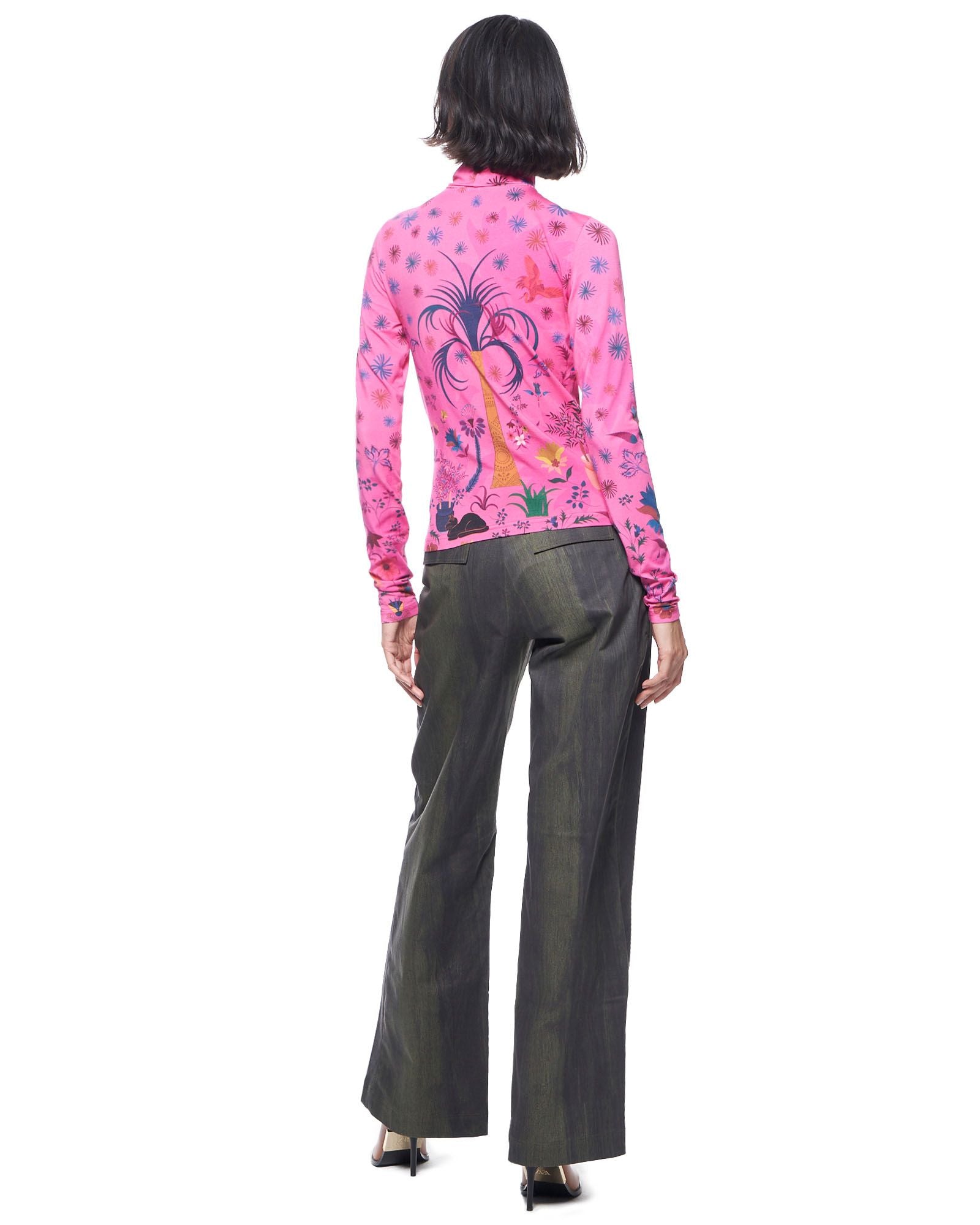 Turtleneck | Pop Pink Palampore