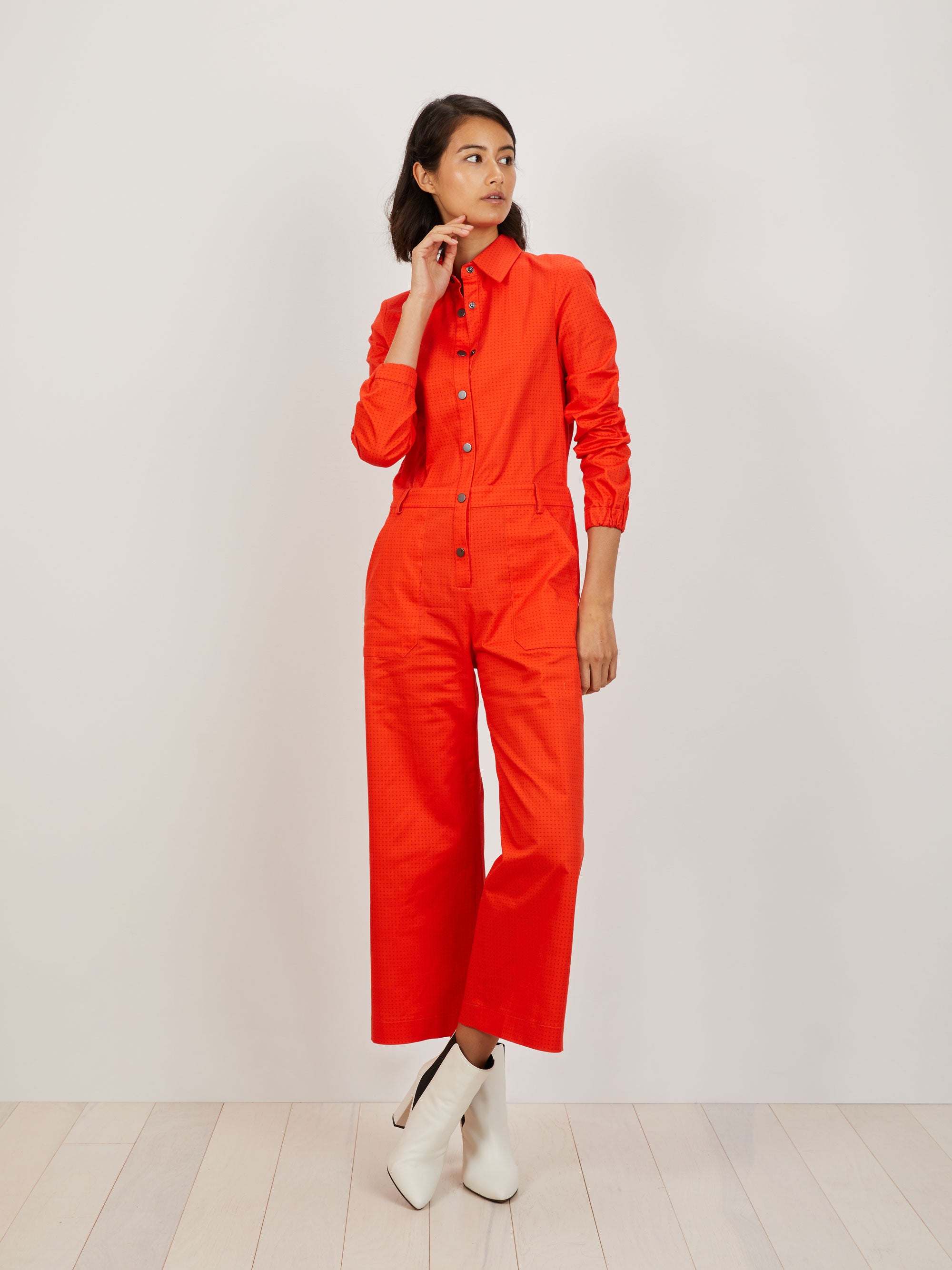 Alex Jumpsuit | Infrared Dot
