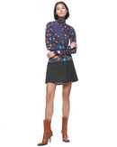 Turtleneck | Navy Palampore