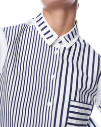 Zoe Shirt | Navy Prep Stripe