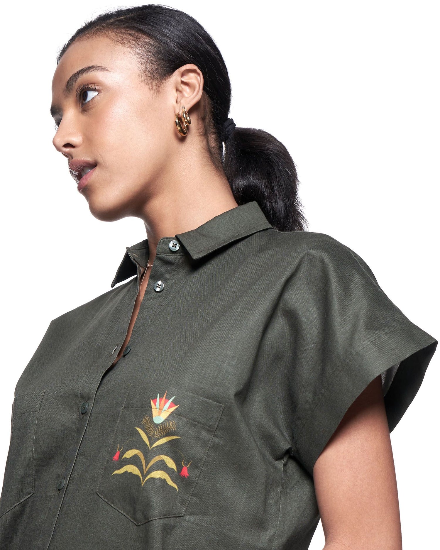 Dottie Shirt | Viridian Olive