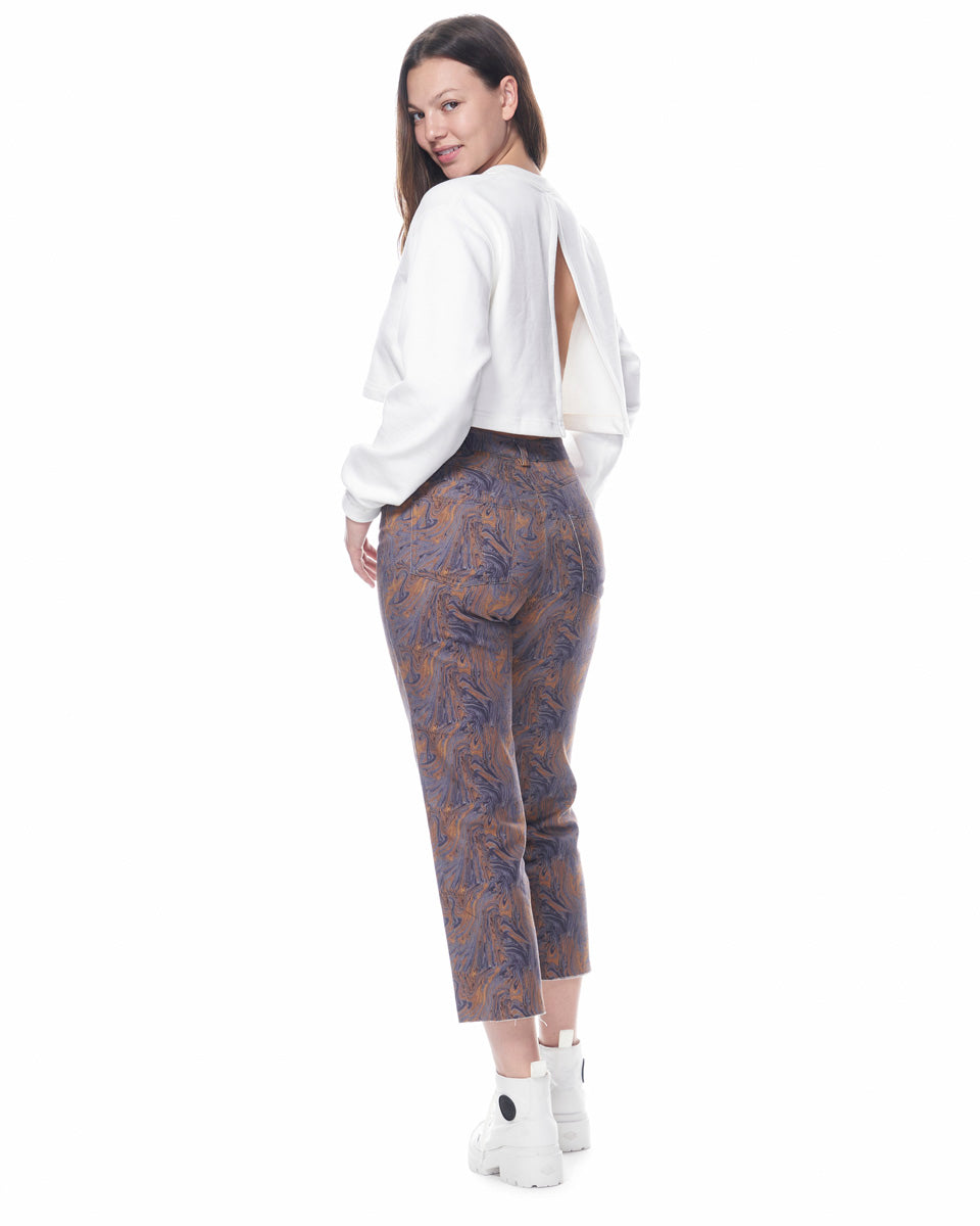 Cropped Alexa Jean | Marbled Earth