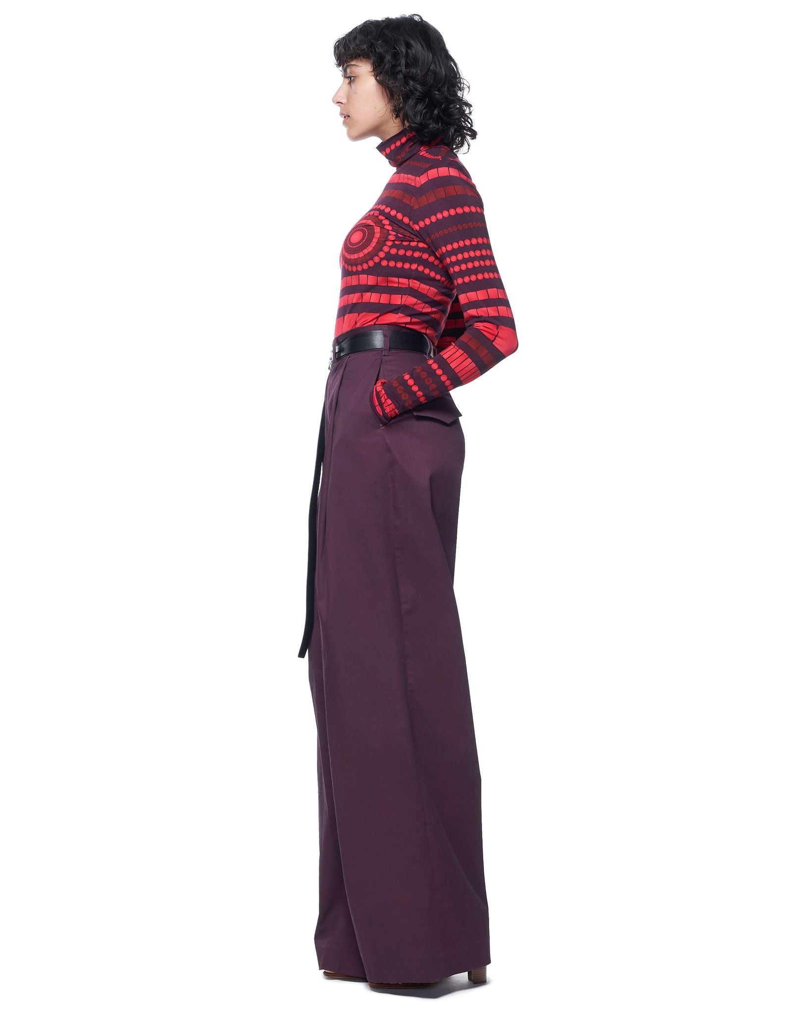 Raspberry turtleneck sales