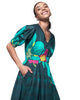 Sophie Dress | Evergreen Blooming Batik