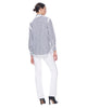 Zoe Shirt | Navy Prep Stripe